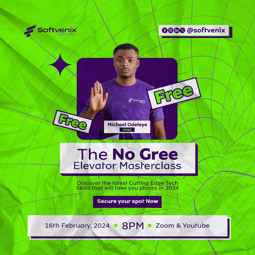 No Gree Elevator Masterclass - SoftVenix Academy