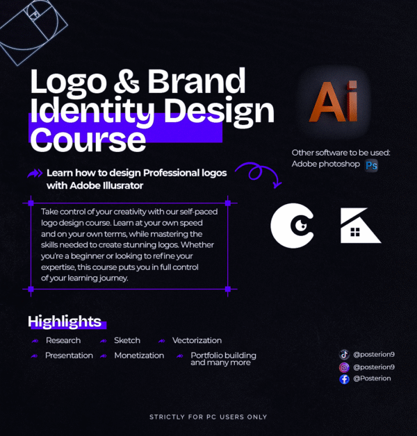 Logo & Identity Design Course with Adobe Illustrator