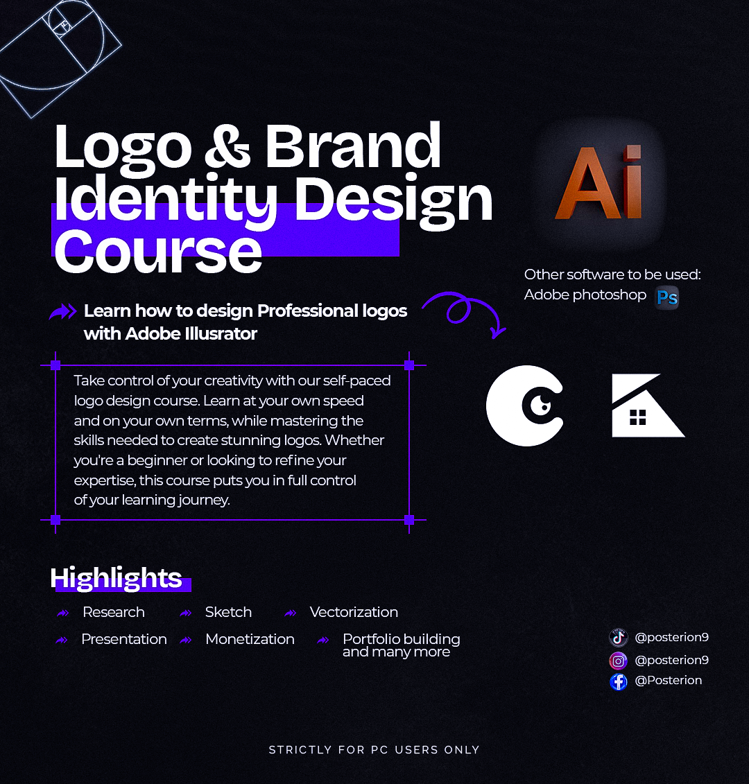 Logo Design Course with Adobe Illustrator